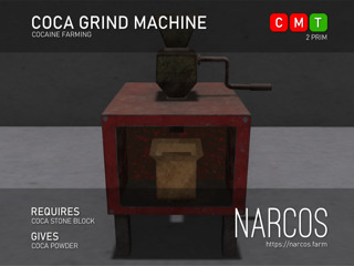 [Narcos] Coca Grind Machine