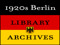 1920s Berlin Library & Archives 1920s Berlin Library & Archives