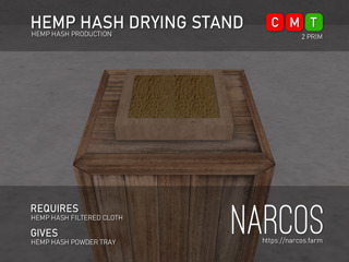[Narcos] Hemp Hash Drying Stand