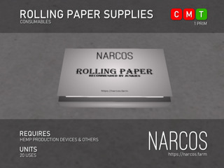 [Narcos] Rolling Paper Supplies
