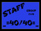 STAFF -=40/40=-