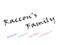Raccoon's Family