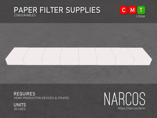[Narcos] Paper Filter Supplies