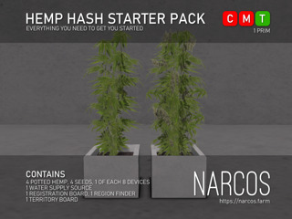 [Narcos] Hemp Hash Starter Pack
