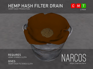 [Narcos] Hemp Hash Filter Drain