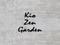 Kio Zen garden
