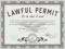 My permit :)