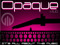 Dance Club OPAQUE