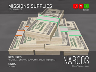[Narcos] Missions Supplies