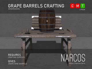 [Narcos] Grape Barrels Crafting