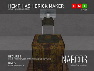 [Narcos] Hemp Hash Brick Maker
