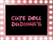 *~Cute Doll Dudinha's~* *~Cute Doll Dudinha's~*