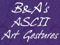 B&As ASCII Art Gestures, emotion, gestures, shouts, sounds