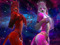 7 me as pink cat and he sister  red cat♥
